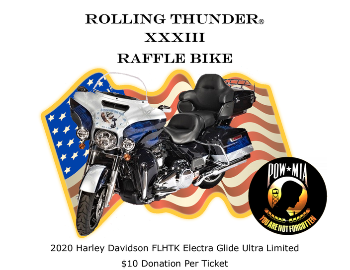 Rolling Thunder® Inc. Florida Chapter 1 RT Bike Raffle Splash